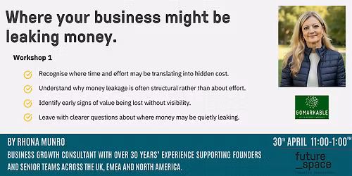 Where your business might be leaking money - Workshop 1\/3
