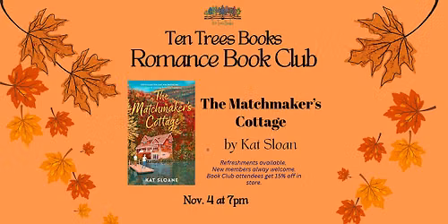 Romance Book Club @ Ten Trees Books
