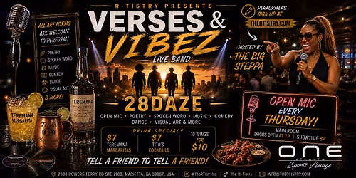 The R-Tistry presents: " Verses and Vibez"