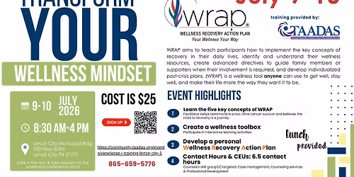 WRAP Transform Your Wellness Mindset