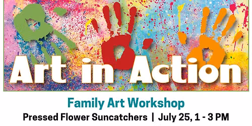 Art in Action: Pressed Flower Suncatchers