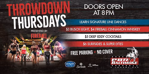 THROWDOWN THURSDAYS - LINE DANCING