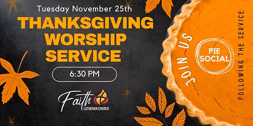 Thanksgiving Worship Service