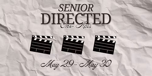 Senior Directed One Acts presented by CR North\u2019s Sock \u2018N\u2019 Buskin