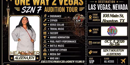 ONE WAY 2 VEGAS SZN 7 HOUSTON AUDITIONS #SITUATIONCHANGERS