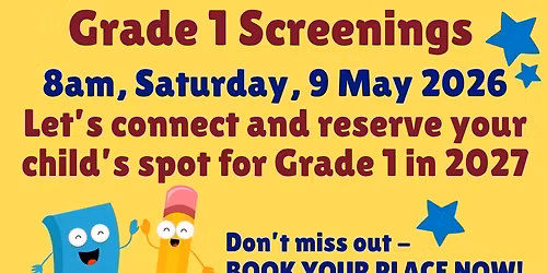 Grade 1 Entrance Screening