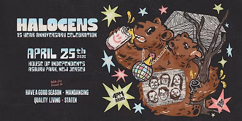 HALOGENS - Asbury Park, NJ