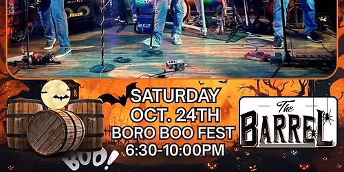 Boro Boo Fest with Hall Pass Rock Band only at The Barrel!