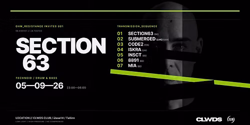 OHM RESISTANCE INVITES 001 \/\/ SECTION63