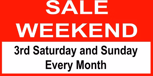Monthly Garage Sale Weekend