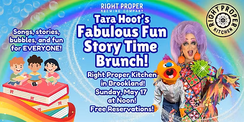 Tara Hoot's Fabulous Fun Story Time Brunch