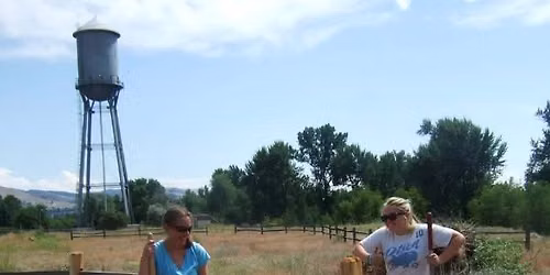 Volunteering at Fort Missoula Native Plant Garden