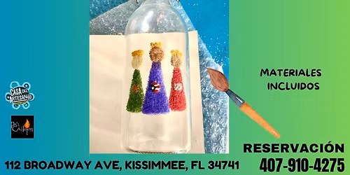 Taller de Dise\u00f1o de Arena en Botellas