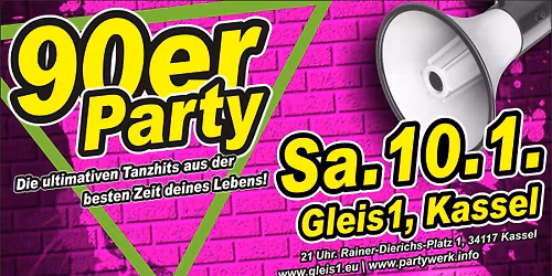 Die gro\u00dfe 90er-Party