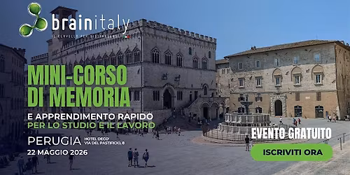 PERUGIA - Corso di memoria GRATIS