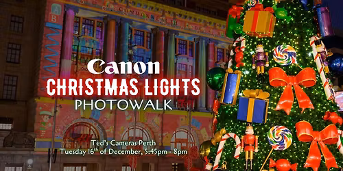 Canon Christmas Lights Photo Walk