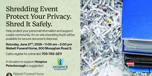 On-site Shredding Event: Protect Your Privacy