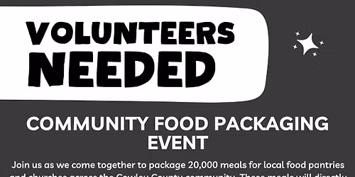 ACES Community Food Packing Event