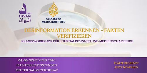 Medienworkshop: Desinformation erkennen und verifizieren