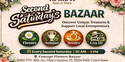 Second Saturday's Bazaar