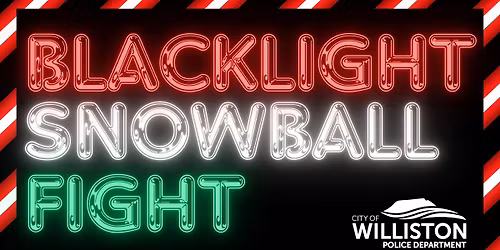 Blacklight Snowball Fight