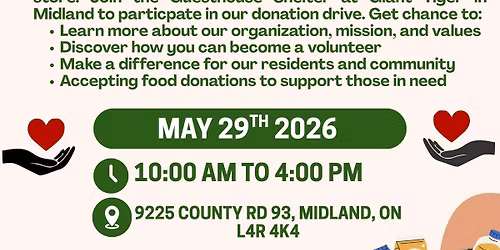 Charity Donation Drive at Giant Tiger