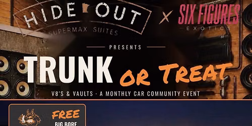 V8\u2019s & Vaults: Trunk or Treat