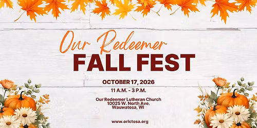 Our Redeemer Fall Fest
