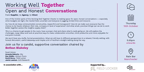 Manchester Event: Working Well Together - Open & Honest Conversations