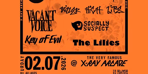 LIFE AFTER HATE FUNDRAISER @ X-RAY ARCADE