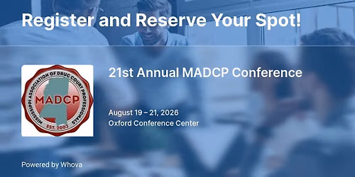 21st Annual MADCP Training Conference