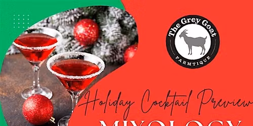 11\/13 Mixology Class & Holiday Cocktail Preview