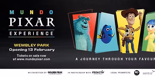 ON SALE NOW | Mundo Pixar Experience London
