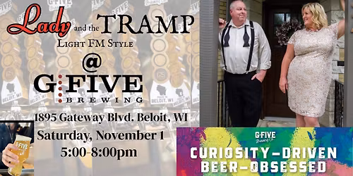 Lady and the Tramp return to G5 Brewing Company, Beloit, WI