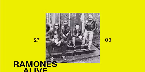 RAMONES ALIVE - 50 jaar Ramones  \u2718 Wilde Westen