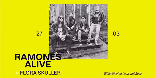 RAMONES ALIVE - 50 jaar Ramones  \u2718 Wilde Westen