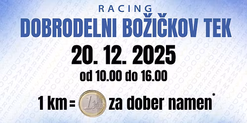 TriD Racing Dobrodelni Bo\u017ei\u010dkov Tek