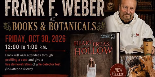 Frank Weber at Books & Botanicals 