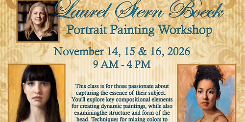 Laurel Stern Boeck Portrait Painting Workshop
