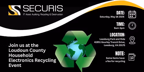 Loudoun County Events | Electronics Recycling & Disposal