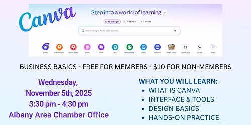 Canva Workshop with The Albany Area Chamber
