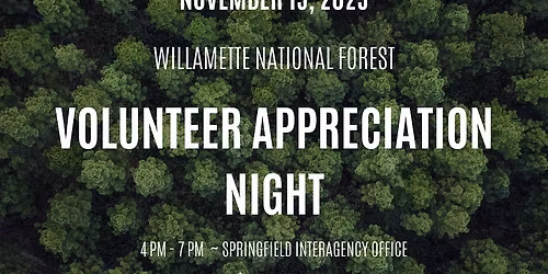 Volunteer Appreciation Night