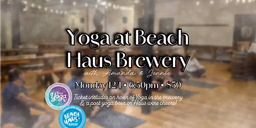Yoga at Beach Haus Brewery