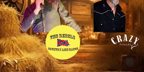 \ud83e\udd20SERATA DI BALLO COUNTRY \ud83e\udd20 Crazy Friends & The Rebels