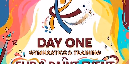 Flip & paint at Day one gymnastics!