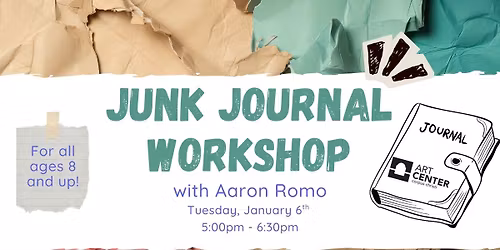 Junk Journal Workshop with Aaron Romo