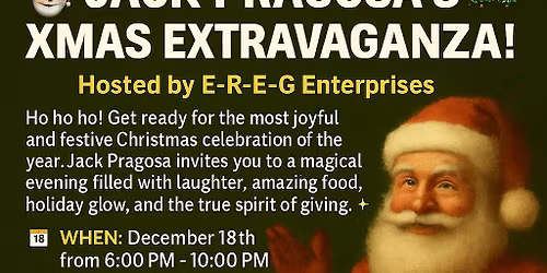 Jack Pragosa XMAS HOLIDAY PARTY