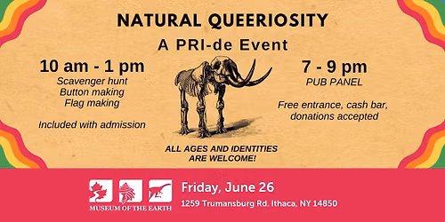 Natural Queeriosity: A PRI-de in the Pub Lecture Event