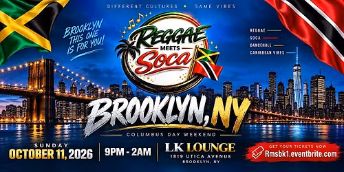 Reggae Meets Soca in BROOKLYN, NY