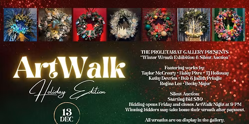 ArtWalk: Holiday Wreath Edition